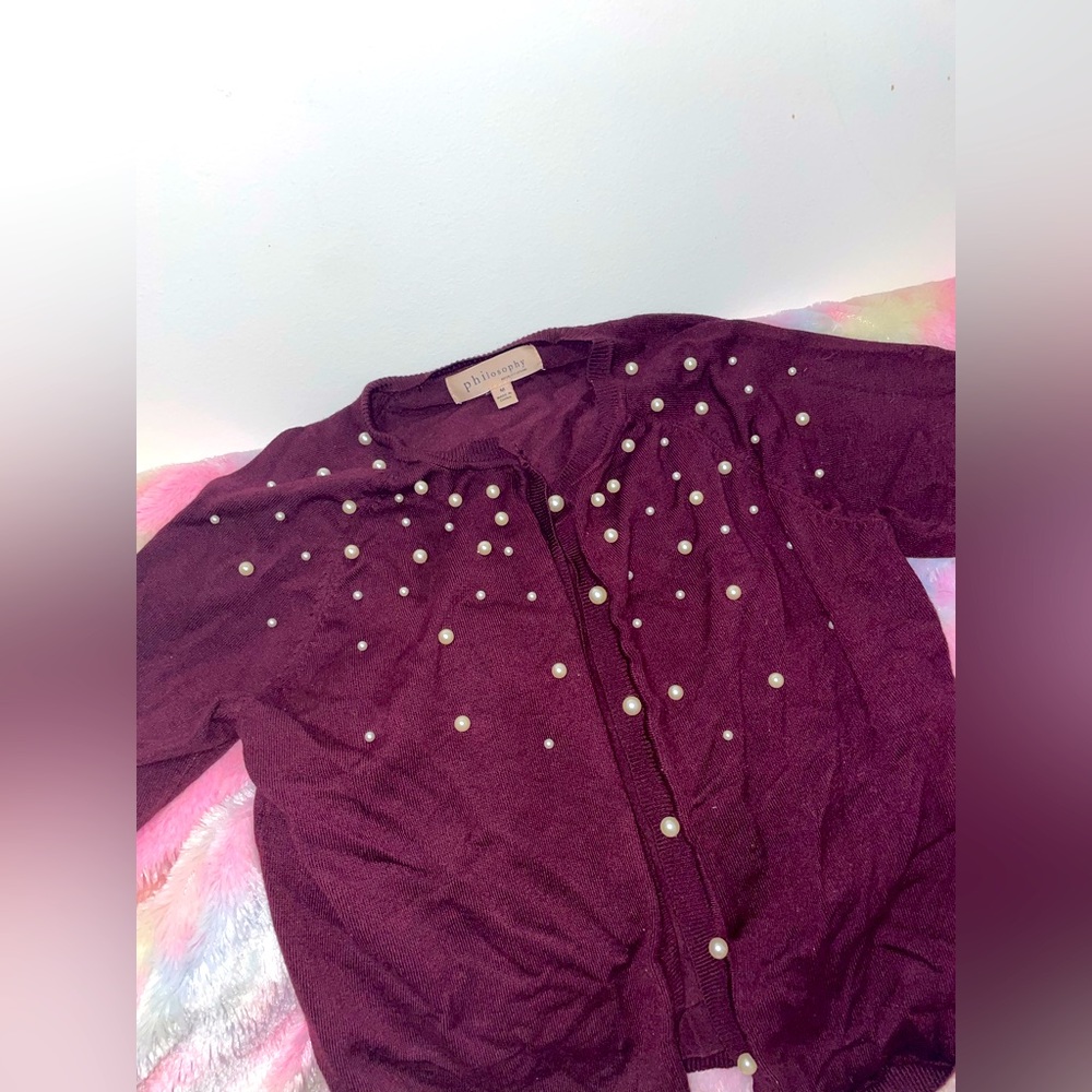 Philosophy cardigan